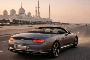 GTC driving towards Sheikh Zayed Mosque