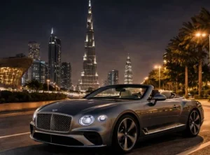 GTC night drive by burje khalifa